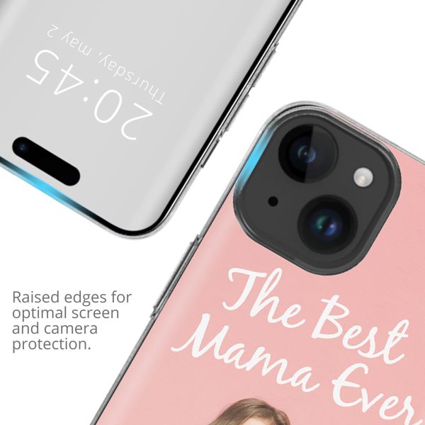 Concevez votre propre coque transparente Apple iPhone 15 - Transparent