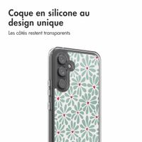 imoshion Coque Design Samsung Galaxy A54 (5G) - Bloom Love Sage Green