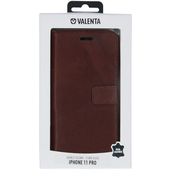 Valenta Etui téléphone portefeuille iPhone 11 Pro - Brun