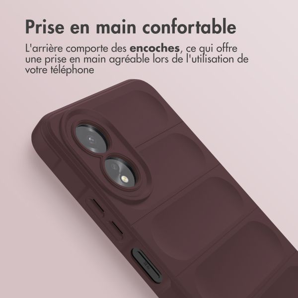 imoshion EasyGrip Backcover Oppo A18 / Oppo A38 - Aubergine