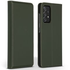 Accezz Étui de téléphone Slim Folio en cuir de qualité supérieure Samsung Galaxy A52(s) (5G/4G) - Vert