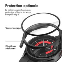 imoshion Coque rigide à couverture complète Samsung Galaxy Watch 4 - 44 mm - Noir