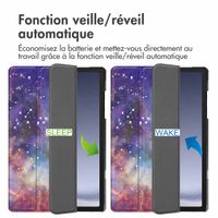 imoshion Coque tablette Design Trifold Samsung Galaxy Tab A11 Plus / A9 Plus - Space