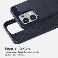 imoshion Coque Brushed Oppo A6 Pro (5G) - Bleu foncé