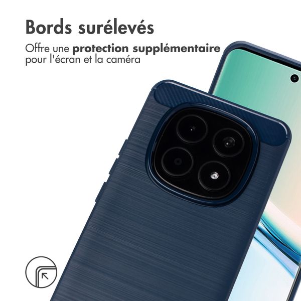 imoshion Coque Brushed Xiaomi Redmi Note 15 (5G) - Bleu foncé