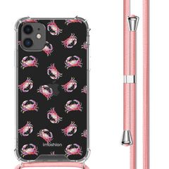imoshion Coque Design avec cordon Apple iPhone 11 - Crab Watercolor