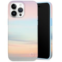 Selencia Aurora Coque Fashion iPhone 14 Pro Max - ﻿Coque durable - 100 % recyclée - Sky Sunset Multicolor