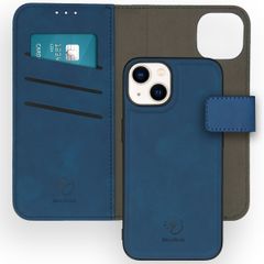 imoshion Etui de téléphone de type portefeuille de luxe 2-en-1 amovible iPhone 14 - Bleu