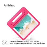 imoshion Coque kidsproof avec poignée Apple iPad 9 (2021) 10.2 pouces / iPad 8 (2020) 10.2 pouces / iPad 7 (2019) 10.2 pouces - Rose