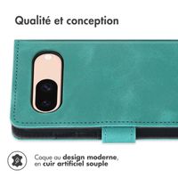 imoshion Etui de télephone portefeuille avec cordon Google Pixel 8a - Turquoise