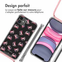 imoshion Coque Design avec cordon Apple iPhone 11 - Crab Watercolor
