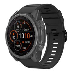 imoshion QuickFit® Bracelet en silicone Stripe Garmin Watch | Fixation 26 mm - Noir