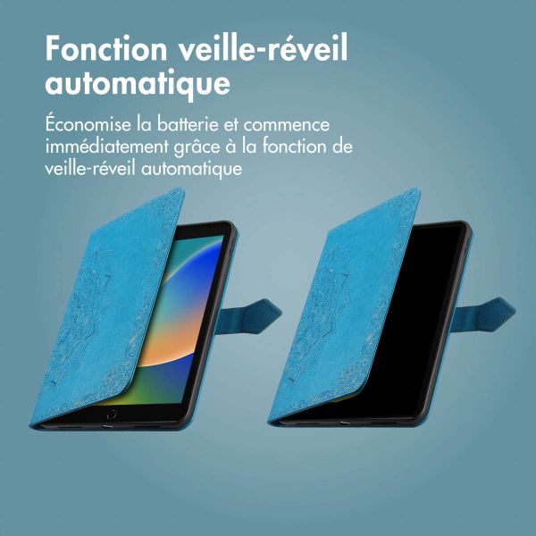 imoshion Coque tablette Apple iPad 6 (2018) 9.7 pouces / iPad 5 (2017) 9.7 pouces / Air 2 (2014)/Air 1 (2013) - Turquoise