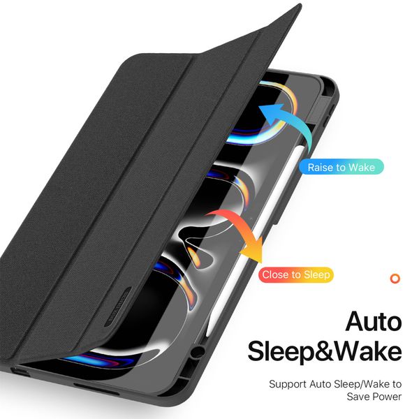 Dux Ducis Coque tablette Domo Apple iPad Pro 13 (2025) M5 / (2024) M4 - Noir