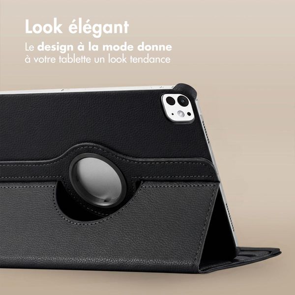 imoshion Coque tablette rotatif à 360° Apple iPad Air 11 pouces (2026) M4 / (2025) M3 / (2024) M2 / Air 5 (2022) / Air 4 (2020) / Pro 11 (2018/2020) - Noir
