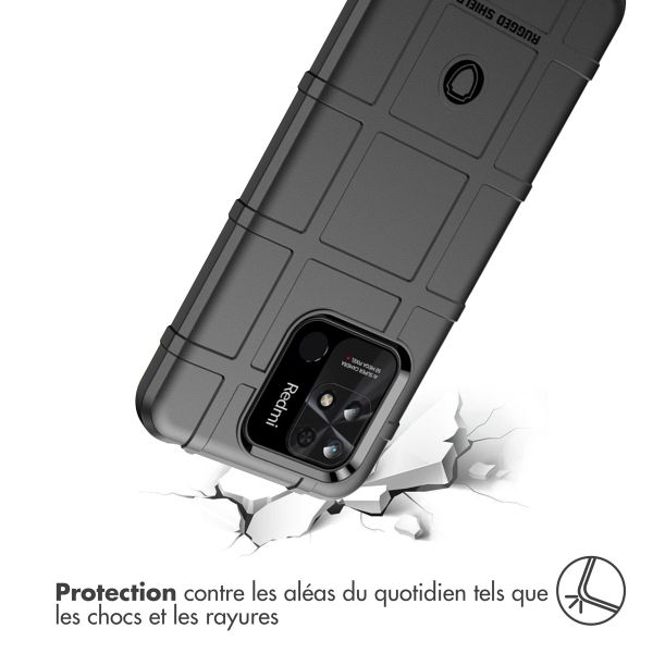 imoshion Coque Rugged Shield Xiaomi Redmi 10C - Noir