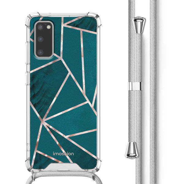 imoshion Coque Design avec cordon Samsung Galaxy S20 - Petrol Green Graphic