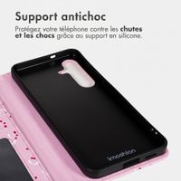imoshion Étui de télephone portefeuille Design Samsung Galaxy S25 - Blush Berries
