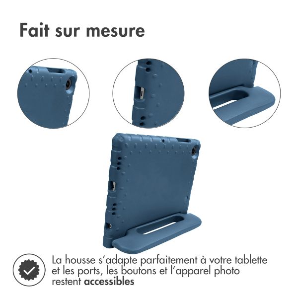 imoshion Coque kidsproof avec poignée Samsung Galaxy Tab A8 - Bleu foncé