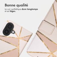 imoshion Étui de télephone portefeuille Design Apple iPhone 17 - Beige Graphic
