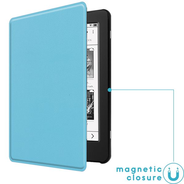 imoshion Étui de liseuse portefeuille Slim Hard Tolino Page 2 - Bleu clair