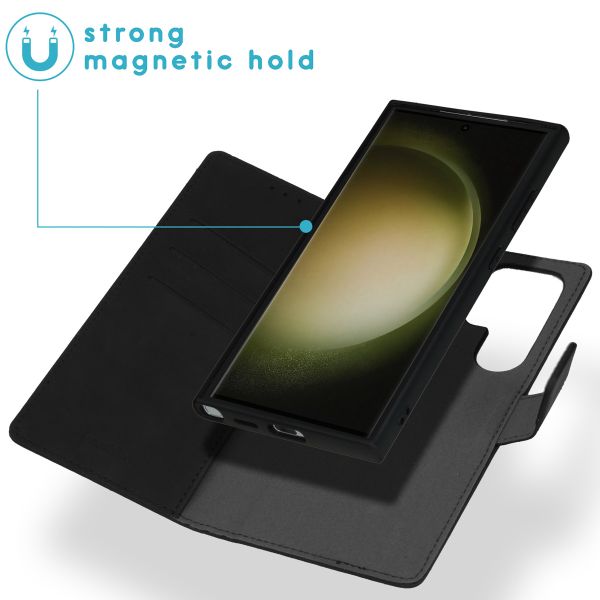 imoshion Etui de télephone luxe 2-en-1 amovible Samsung Galaxy S24 Ultra - Noir