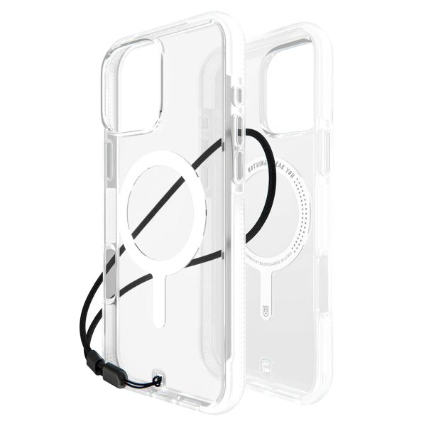 BodyGuardz Coque Ace Pro MagSafe Apple iPhone 16 Pro Max - Clear / White