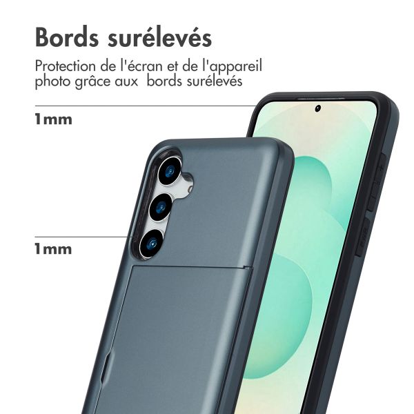 imoshion Coque arrière avec porte-cartes Samsung Galaxy S25 Plus - Bleu foncé
