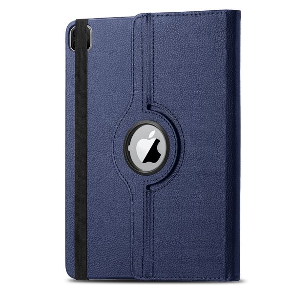 imoshion Coque tablette rotatif iPad Pro 12.9 (2022) / Pro 12.9 (2021) / Pro 12.9 (2020) - Bleu foncé