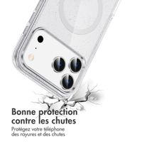 imoshion Coque Pailletée avec MagSafe Apple iPhone 17 Pro - Transparent