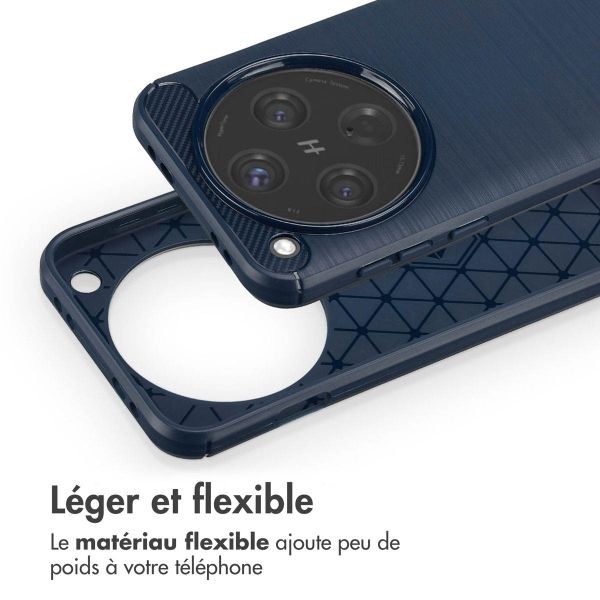 imoshion Coque Brushed Oppo Find X8 - Bleu foncé