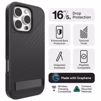 ZAGG Coque Denali Snap KS Apple iPhone 16 Pro - Noir