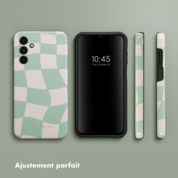 Selencia Coque arrière Vivid Tough Samsung Galaxy A15 (5G/4G) - Groovy Sage Green