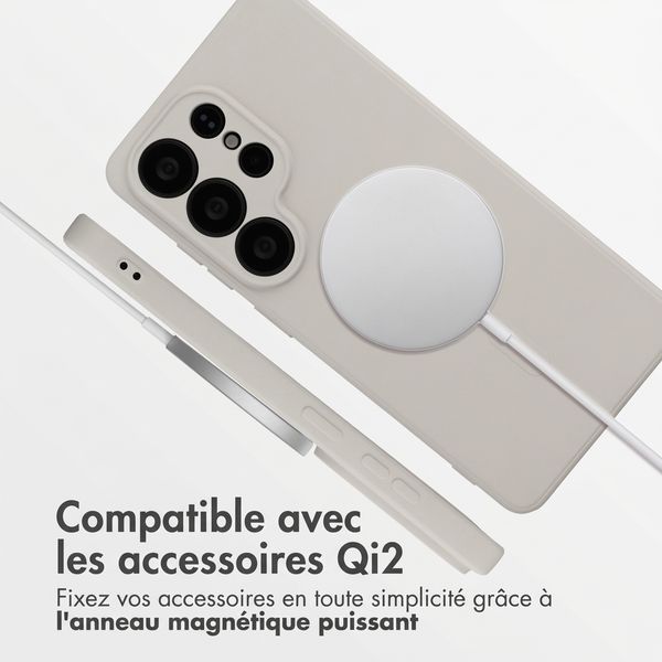 imoshion Coque Couleur avec MagSafe Samsung Galaxy S26 Ultra - Beige