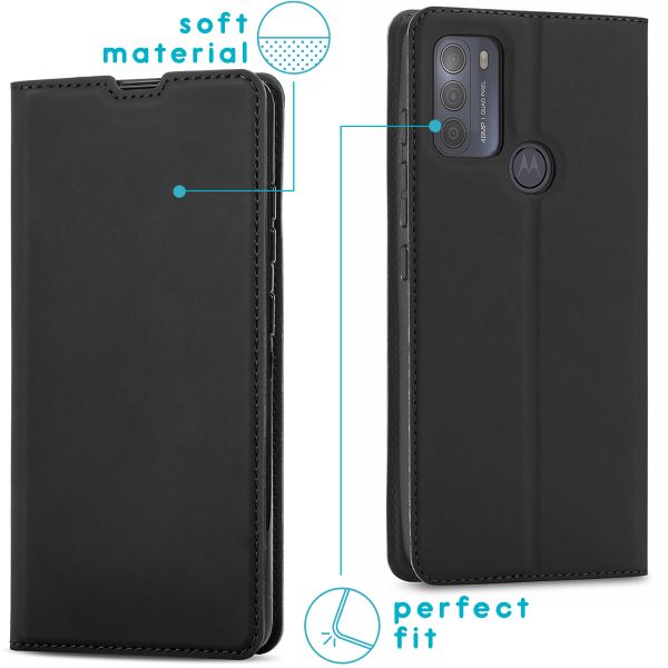 imoshion Étui de téléphone Slim Folio Motorola Moto G50 - Noir