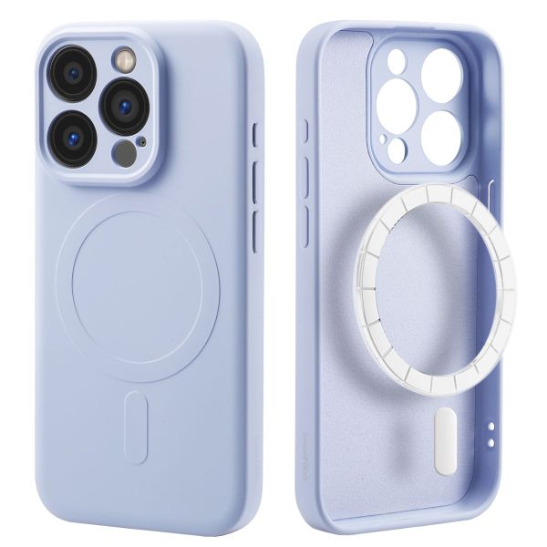 imoshion Coque Couleur avec MagSafe iPhone 15 Pro - Lilas