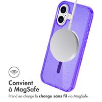 imoshion Coque Pailletée avec MagSafe Apple iPhone 17 - Violet