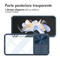 imoshion Coque arrière Camslider Samsung Galaxy Z Flip 4 - Bleu foncé