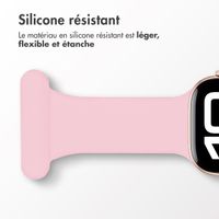 imoshion Bracelet infirmier en silicone Apple Watch Series 1 t/m 11 / SE / Ultra (44/45/46/49 mm) - Rose