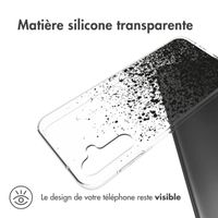 imoshion Coque Design Samsung Galaxy A14 (5G/4G) - Eclaboussures - Noir