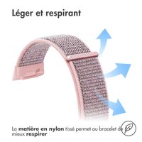 imoshion Bracelet en nylon le Fitbit Charge 5 - Taille S - Rose