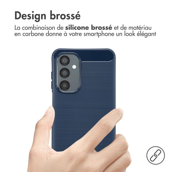 imoshion Coque Brushed Samsung Galaxy A26 - Bleu foncé