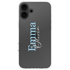 Coque personnalisée avec un nom iPhone 16 - Transparent