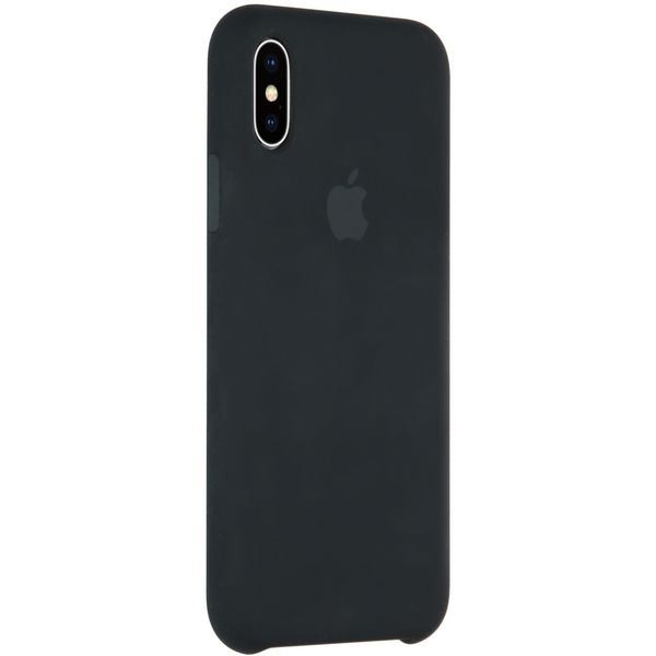 Apple Coque en silicone Apple iPhone X - Noir