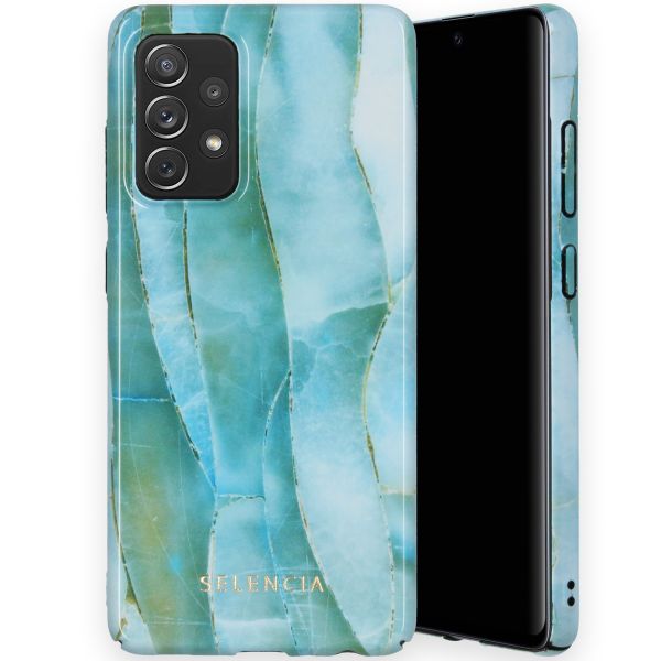 Selencia Coque Maya Fashion Samsung Galaxy A72 - Agate Blue