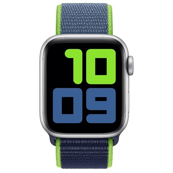 Apple Sport Loop bracelet Apple Watch Series 1-9 / SE - 38/40/41 mm / Series 10 - 42 mm - Neon Lime