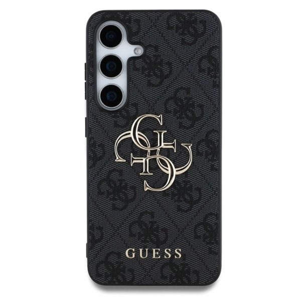 Guess Coque 4G Metal Logo Backcover Samsung Galaxy S25 - Noir