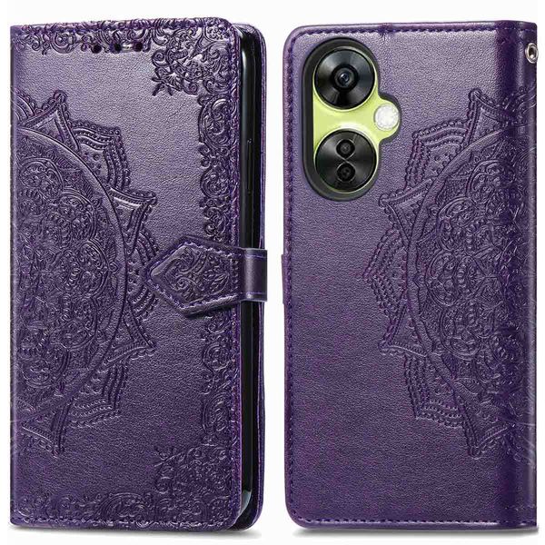 imoshion Etui de téléphone portefeuille Mandala OnePlus Nord CE 3 / CE 3 Lite - Violet