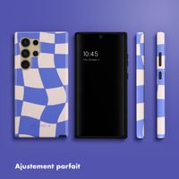 Selencia Coque arrière Vivid Samsung Galaxy S24 Ultra - Groovy Sapphire Blue