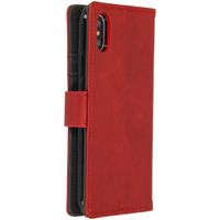 imoshion Étui de téléphone portefeuille Luxe iPhone Xs / X - Rouge